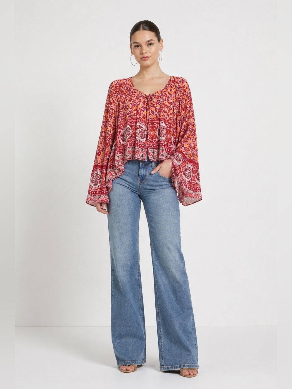 🩷FIRM PRICE🩷Free people Lorraine Tired Kimono Top
